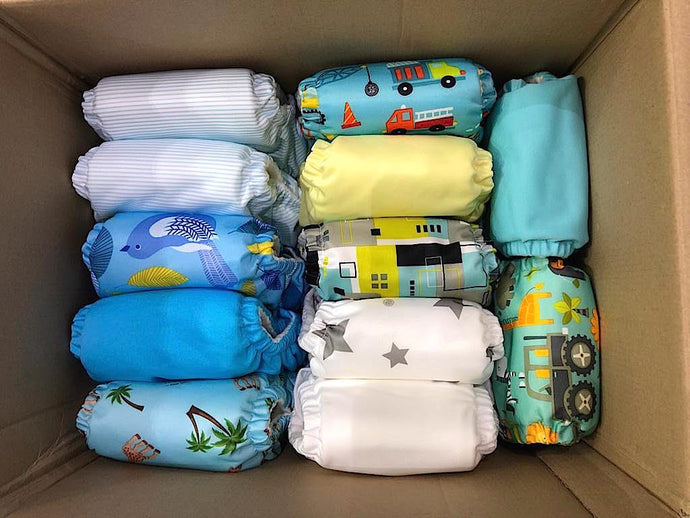 Storing cloth diapers long-term for future use