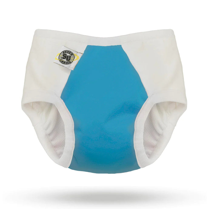 Super Undies Fearless Potty Training Pull Up Pants The Cloth Nappy Company Aqua bedwetting