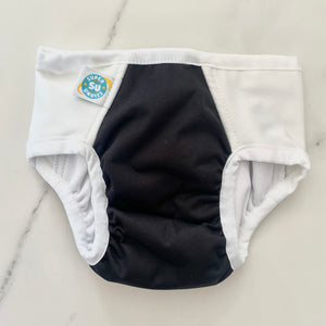 Super Undies Fearless Potty Training Pull Up Pants The Cloth Nappy Company Black bedwetting