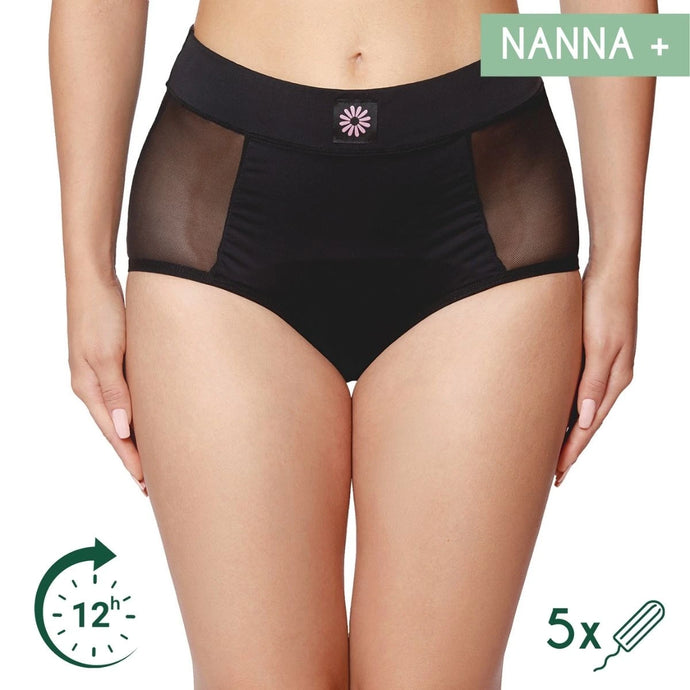 Femi.Eko Nanna period pants The Cloth Nappy Company Malta black