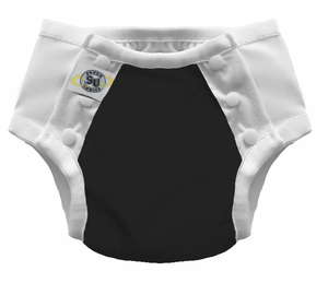 Super Undies Big Kid Training Pants with Snaps Pull Ups Bedwetting Incontinence The Cloth Nappy Company Malta Black