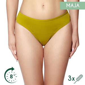 Femi.Eko Maja period pants The Cloth Nappy Company Malta green