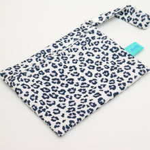 Load image into Gallery viewer, The Cloth Nappy Company Malta Cheeky Wipes Reusable Wet bag wetbag cloth period pads cloth wipes leopard grey