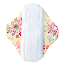Load image into Gallery viewer, The Cloth Nappy Company Charlie Banana Feminine Care Reusable Regular Pads Peony Blossom Single