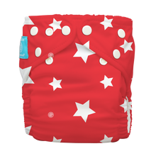 Load image into Gallery viewer, Charlie Banana One Size Hybrid Pocket Nappy red white stars The Cloth Nappy Company Malta