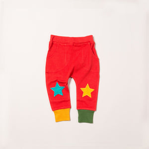 The Cloth Nappy Company Malta Little Green Radicals Red Star Joggers