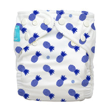 Load image into Gallery viewer, Charlie Banana One Size Hybrid Pocket Nappy Blue Pineapple The Cloth Nappy Company Malta