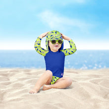 Load image into Gallery viewer, The Cloth Nappy Company Malta Bambino Mio Reversible Swim Hat Neon Lifestyle