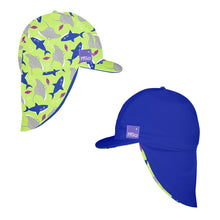 Load image into Gallery viewer, The Cloth Nappy Company Malta Bambino Mio Reversible Swim Hat Neon 1