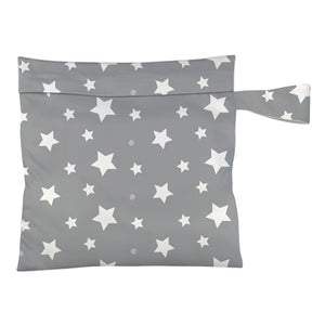 Charlie Banana Reusable Waterproof Tote Bag Twinkle Little Star Grey print The Cloth Nappy Company Malta