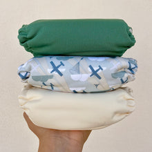Load image into Gallery viewer, The Cloth Nappy Company Malta Grovia One starter bundle stack