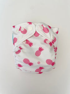 Pre-Loved Charlie Banana One Size - Pocket Nappy - Pineapple Pink