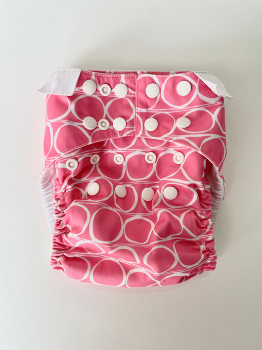 Pre-Loved Bambooty One Size - Nappy Cover - OOO Pink