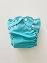 Load image into Gallery viewer, Pre-Loved Charlie Banana One Size - Pocket Nappy - Fluorescent Turquoise