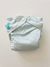 Load image into Gallery viewer, Pre-Loved Charlie Banana One Size - Pocket Nappy - Pencil Blue Stripes