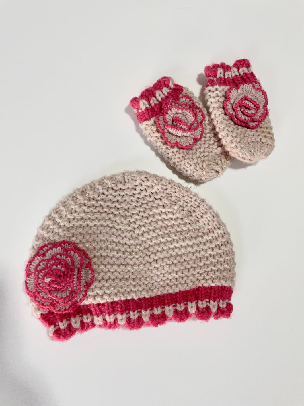 0-12m Winter Hat & Mittens