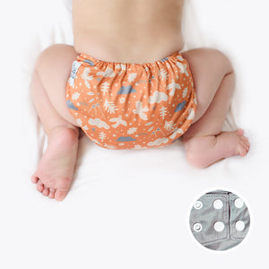 The Cloth Nappy Company La Petite Ourse All in One Nappy Flying birds