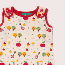 Load image into Gallery viewer, The Cloth Nappy Company Malta Little Green Radicals Apple Everyday Dungarees 1