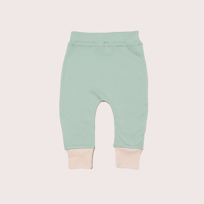 The Cloth Nappy Company Malta Little Green Radicals Trousers Joggers Bottoms Powder