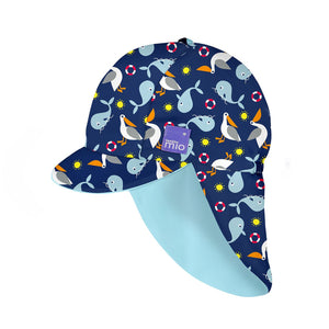 The Cloth Nappy Company Malta Bambino Mio Reversible Swim Hat Nautical