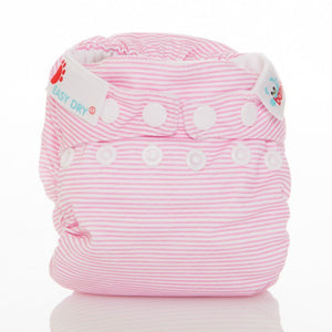 The Cloth Nappy Company Malta Bambooty newborn nappy baby pink sripes