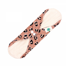 Load image into Gallery viewer, The Cloth Nappy Company Malta Cheeky Wipes reusable sanitary period pads night maternity pads leopard beige bamboo