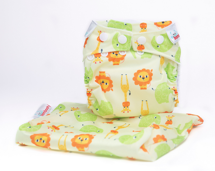 The Cloth Nappy Company Malta Bambooty newborn nappy safari