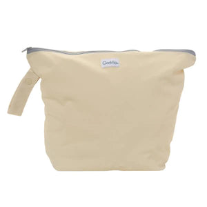The Cloth Nappy Company Malta Grovia zippered wetbag laundry storage diapers vanilla
