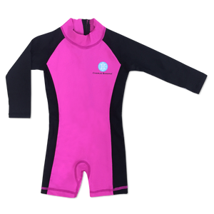 The Cloth Nappy Company Malta Charlie Banana Jumpsuit Wetsuit Swim Beach Pink front