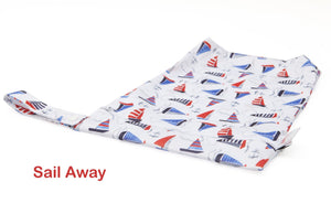 Bambooty Large Wet Bag Sail Away print - The Cloth Nappy Company Malta