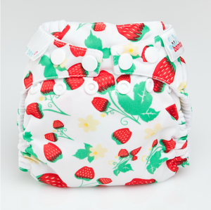 The Cloth Nappy Company Malta Bambooty newborn nappy strawberries