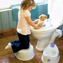 Load image into Gallery viewer, The Cloth Nappy Company Malta toilet training seat in action