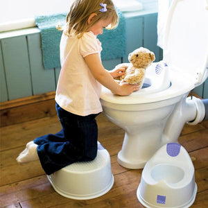 The Cloth Nappy Company Malta toilet training seat in action