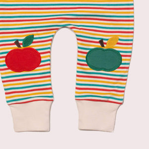 The Cloth Nappy Company Malta Little Green Radicals Trousers Joggers Rainbow Apple 2