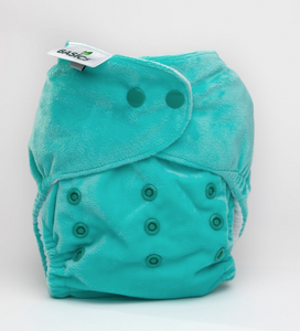 The Cloth Nappy Company Bambooty Basics AI2 reusable nappies turquoise