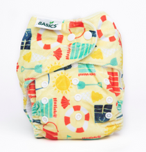 Load image into Gallery viewer, The Cloth Nappy Company Bambooty Basics AI2 reusable nappies by the sea