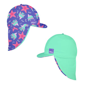 The Cloth Nappy Company Malta Bambino Mio Reversible Swim Hat Violet 1